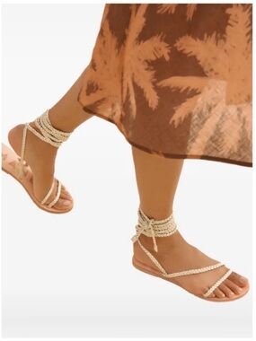 Manebí gladiator sandals gold